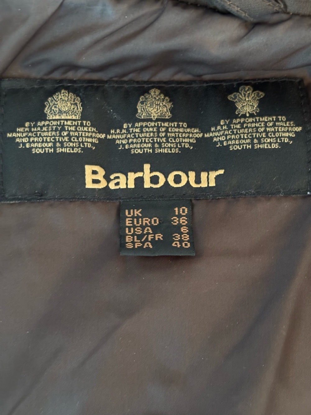 Barbour Chocolate Brown Quilted Utility Jacket - Picture 10 of 10